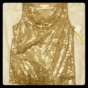 Michael Kors Gold Top
